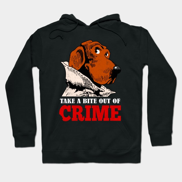 Take a bit out of crime Hoodie by OniSide